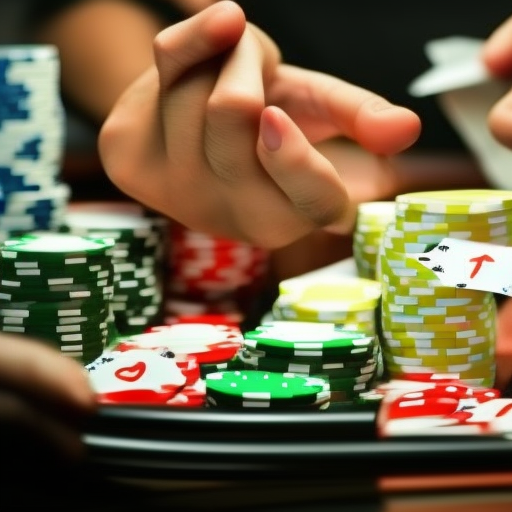What are 2 signs of lying in poker?