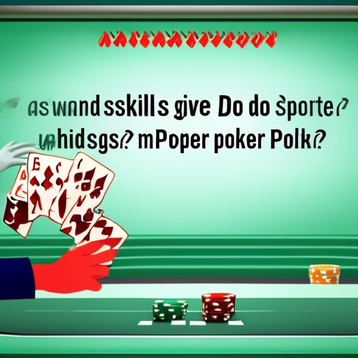 What skills do poker give?