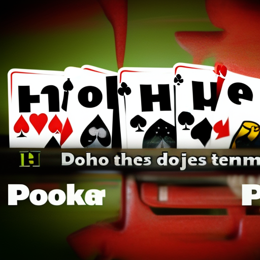 What does the poker term tells mean?