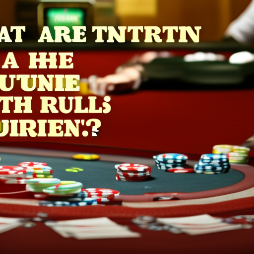What are the unwritten rules of poker?