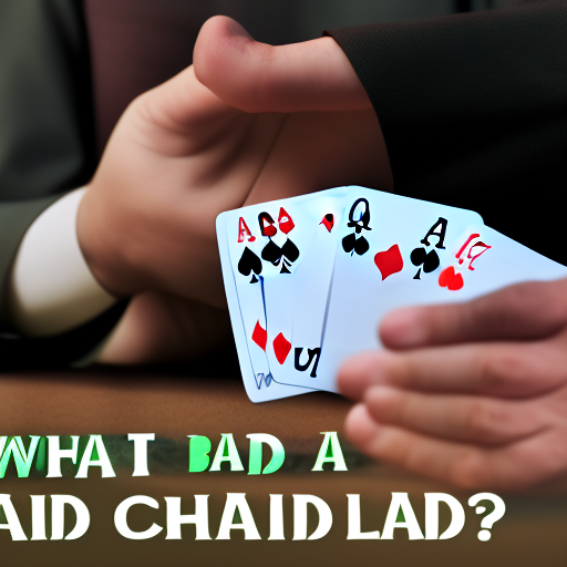 What is a bad poker hand called?