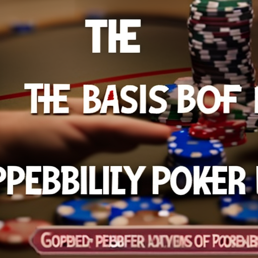 The basics of‌ poker probability